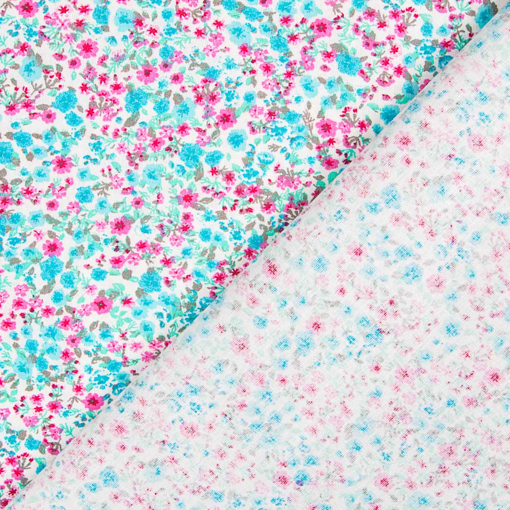 Algodón Flor Fucsia - Ribes y Casals