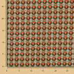 Algodón Flor Lis Kaki - Ribes y Casals