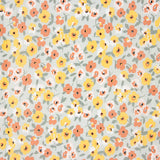 Popelín Algodón Flores Verde Salvia - Ribes y Casals