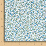Algodón Flores Azul - Ribes y Casals