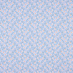 Popelín Algodón Orgánico Flores Coni Azul - Ribes y Casals