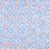 Popelín Algodón Orgánico Flores Coni Azul - Ribes y Casals