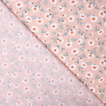 Popelín Algodón Orgánico Flores Coni Rosa - Ribes y Casals
