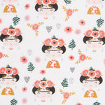 Algodón Frida Kahlo Banca - Ribes y Casals