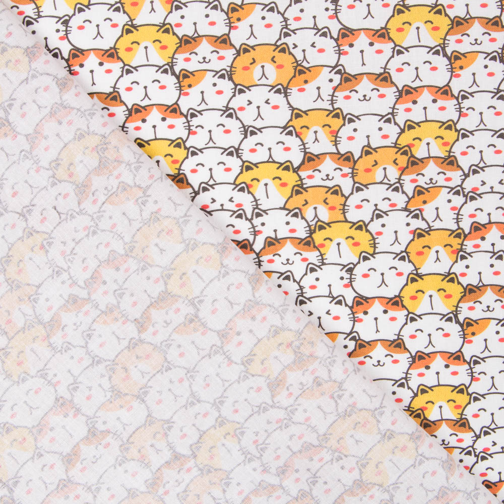 Algodón Gatitos Suerte - Ribes y Casals
