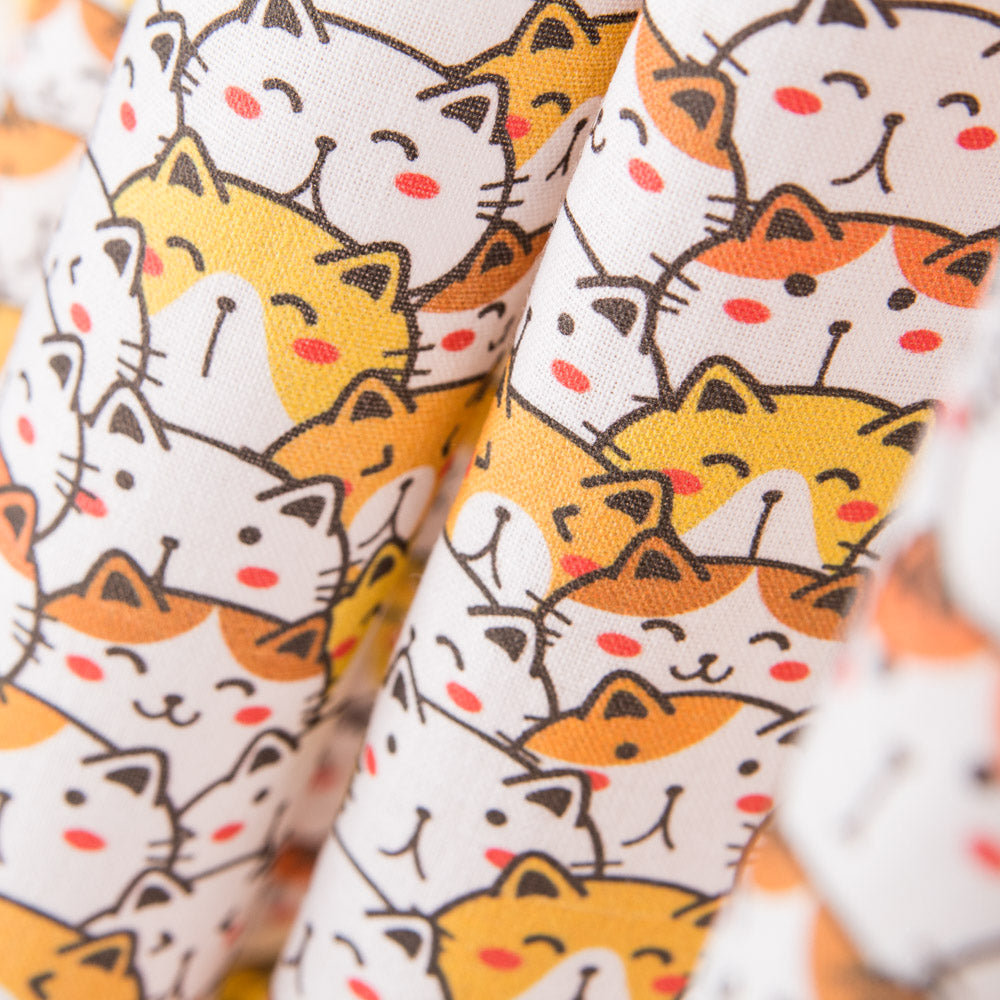 Algodón Gatitos Suerte - Ribes y Casals