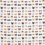 Algodón Gatos Hipster - Ribes y Casals