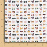 Algodón Gatos Hipster - Ribes y Casals