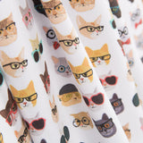 Algodón Gatos Hipster - Ribes y Casals