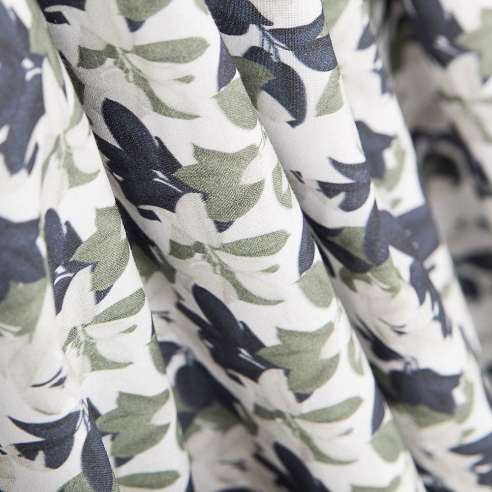 Algodón Hojas Bosque - Ribes y Casals