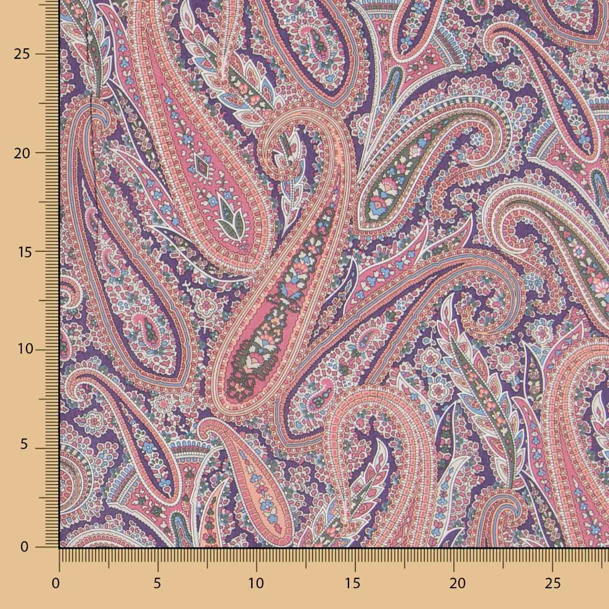 Algodón Paisley Park Tana Lawn Liberty morado - Ribes y Casals