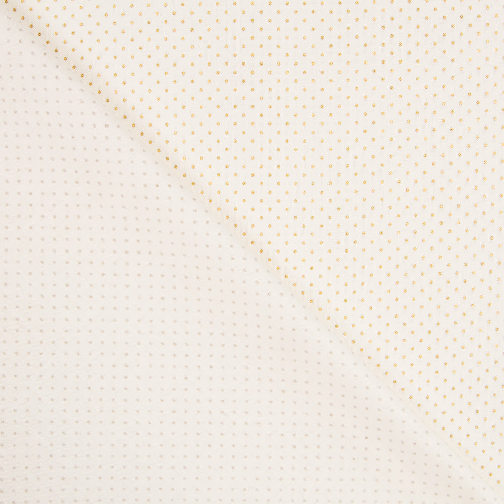 Algodón Lunarcitos Oro Crudo - Ribes y Casals