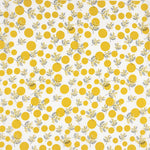 Popelín Algodón Flores Japan Cúrcuma - Ribes y Casals