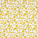 Popelín Algodón Flores Japan Cúrcuma - Ribes y Casals