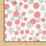 Popelín Algodón Flores Japan Rosa - Ribes y Casals