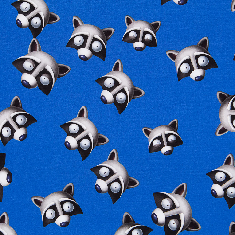 Algodón Mapache Azulón - Ribes y Casals