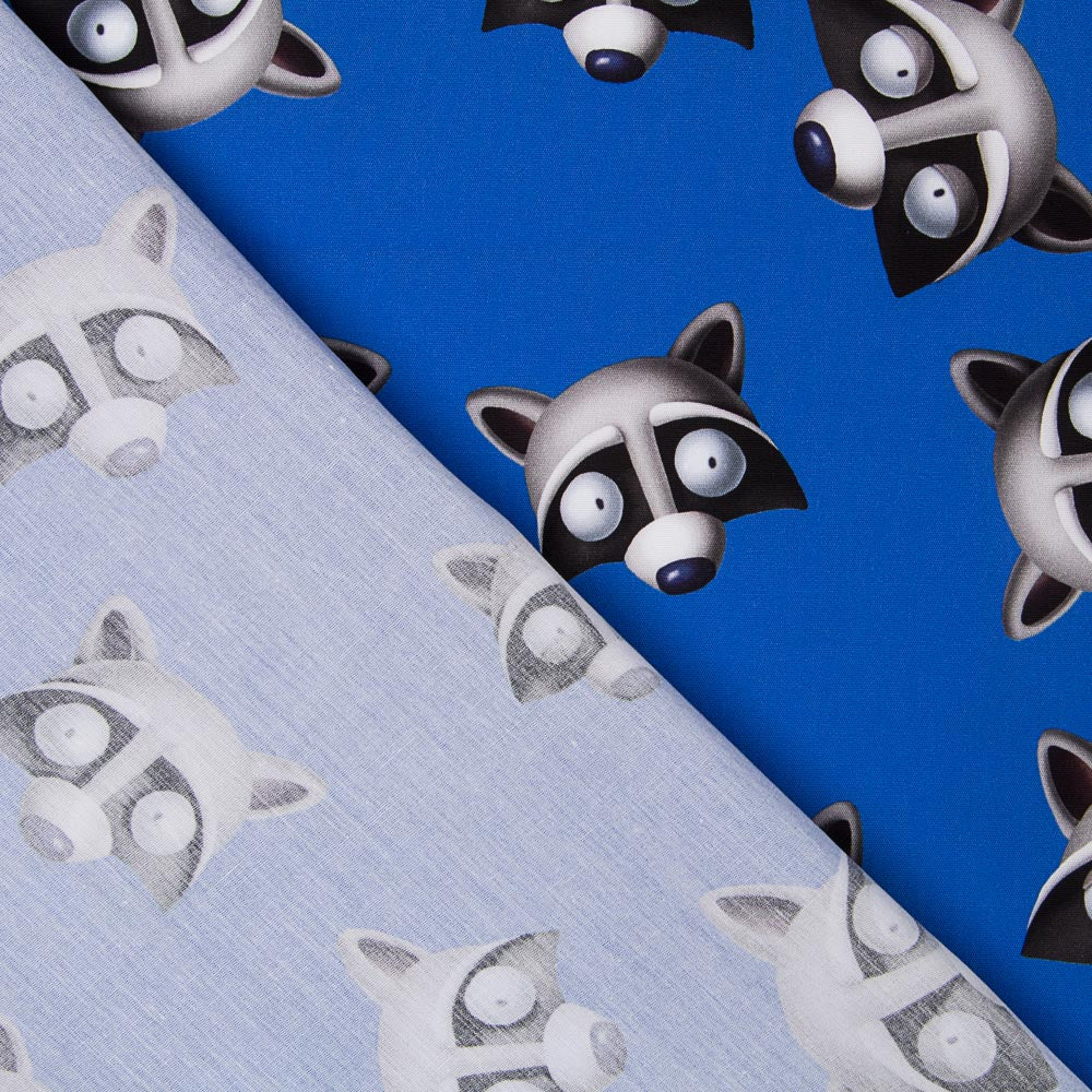 Algodón Mapache Azulón - Ribes y Casals