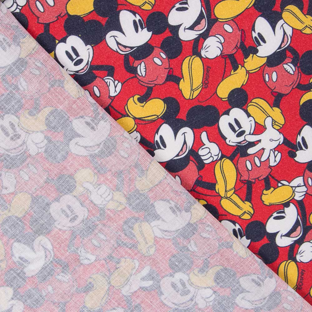 Algodón Mickey Rojo - Ribes y Casals