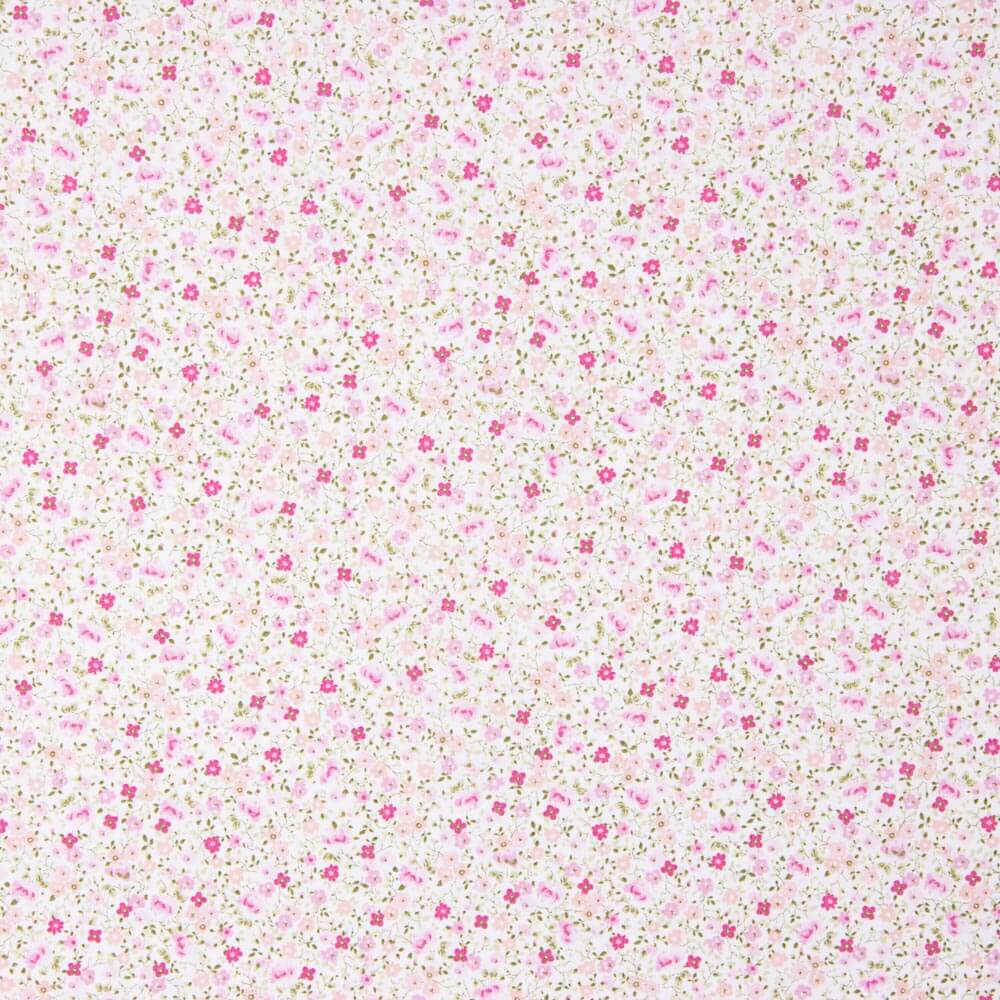 Popelín Algodón Orgánico Iris Rosa - Ribes y Casals