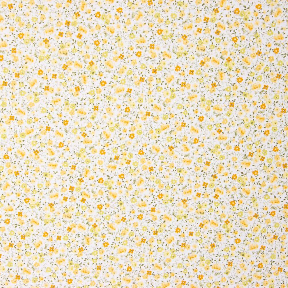 Popelín Algodón Orgánico Iris Amarillo - Ribes y Casals