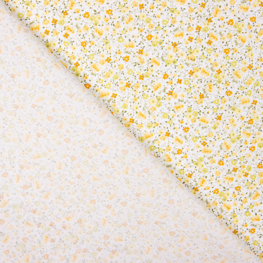 Popelín Algodón Orgánico Iris Amarillo - Ribes y Casals