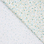 Popelín Algodón Orgánico Iris Verde Suave - Ribes y Casals