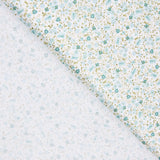 Popelín Algodón Orgánico Iris Verde Suave - Ribes y Casals