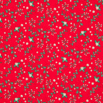 Algodón Muérdago Dorado Rojo - Ribes y Casals