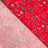 Algodón Muérdago Dorado Rojo - Ribes y Casals