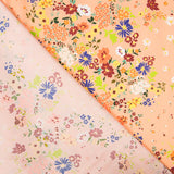 Algodón Multi Jardín Salmón - Ribes y Casals