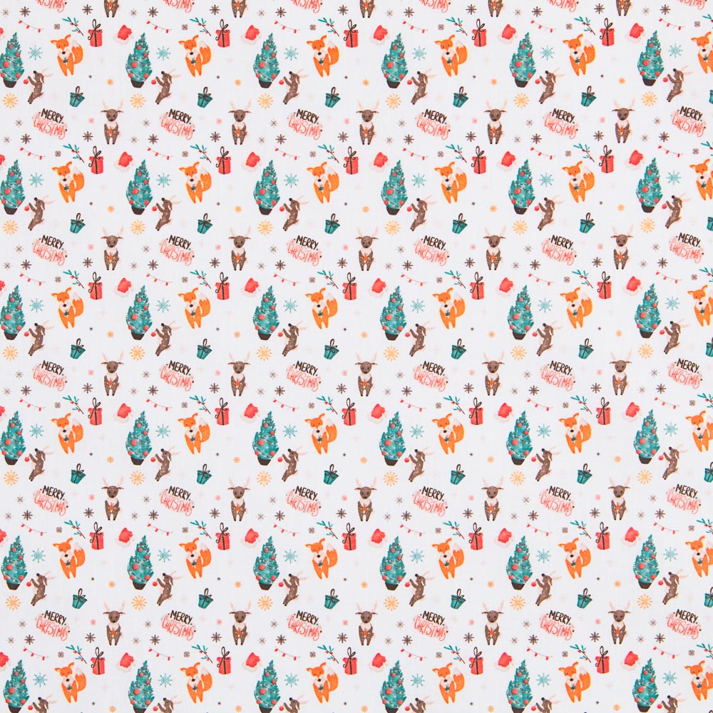 Algodón Navidad Blanco - Ribes y Casals