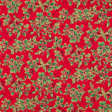 Algodón Navidad Bouquet Muérdago Rojo - Ribes y Casals