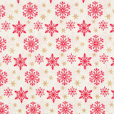 Algodón Navidad Dorado Estrellas Crudo - Ribes y Casals