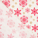 Algodón Navidad Dorado Estrellas Crudo - Ribes y Casals