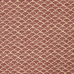 Patchwork Algodón Olas Granate - Ribes y Casals