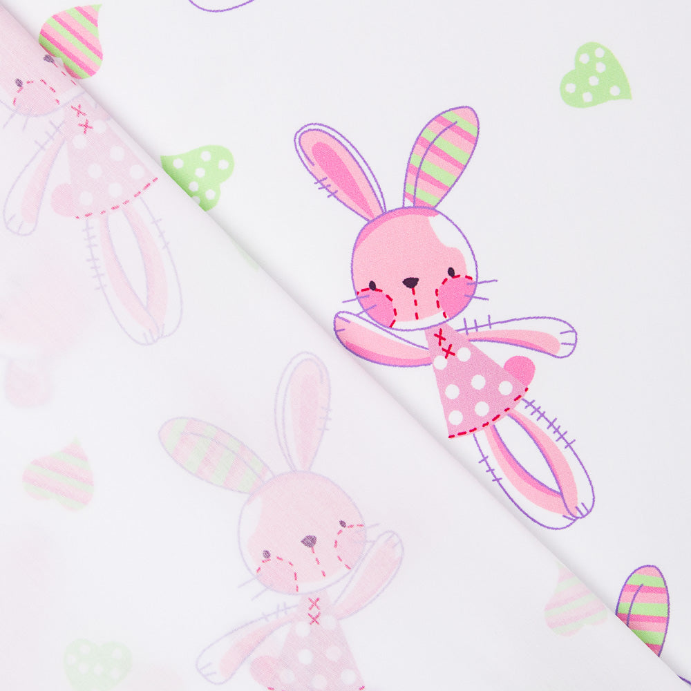 Algodón Oso Peluche Rosa - Ribes y Casals