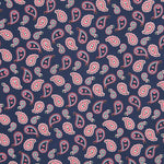Algodón Paisley Azul - Ribes y Casals