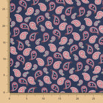 Algodón Paisley Azul - Ribes y Casals