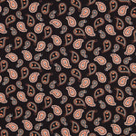 Algodón Paisley Negro - Ribes y Casals