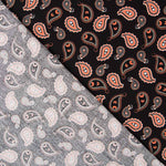 Algodón Paisley Negro - Ribes y Casals