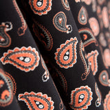 Algodón Paisley Negro - Ribes y Casals