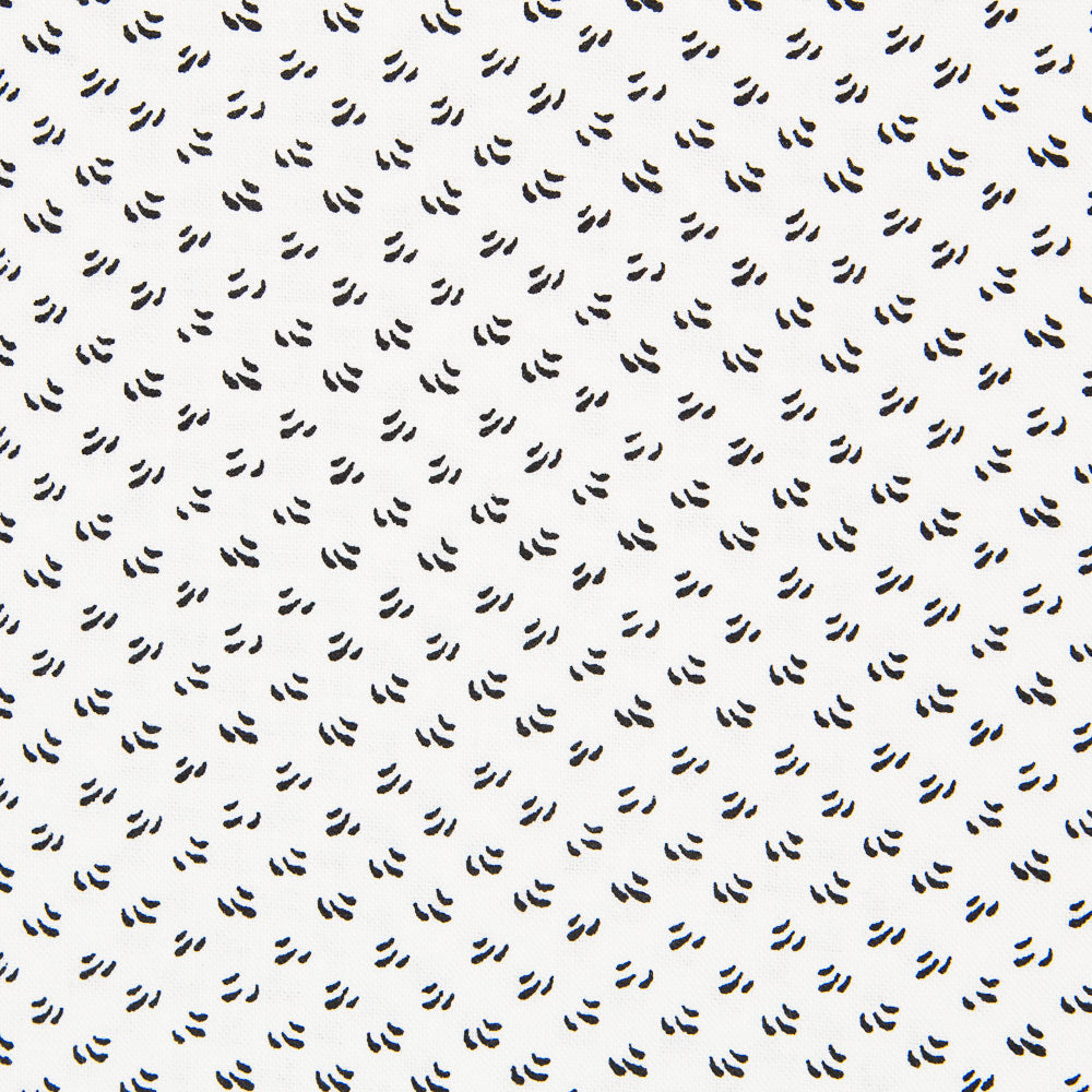 Algodón Patchwork Brush Stroke Negro - Ribes y Casals