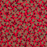 Algodón Navidad Guirnaldas Rojo - Ribes y Casals
