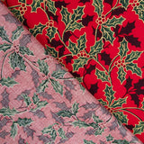 Algodón Navidad Guirnaldas Rojo - Ribes y Casals