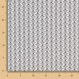 Algodón Patchwork Tri Leaf Negro - Ribes y Casals