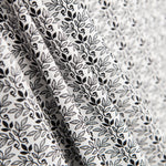 Algodón Patchwork Tri Leaf Negro - Ribes y Casals