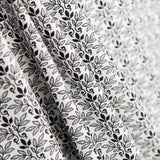 Algodón Patchwork Tri Leaf Negro - Ribes y Casals