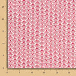 Algodón Patchwork Tri Leaf Rojo - Ribes y Casals