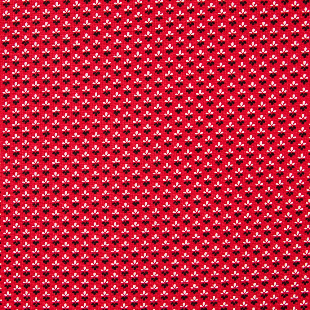 Algodón Patchwork Tulips Rojo - Ribes y Casals