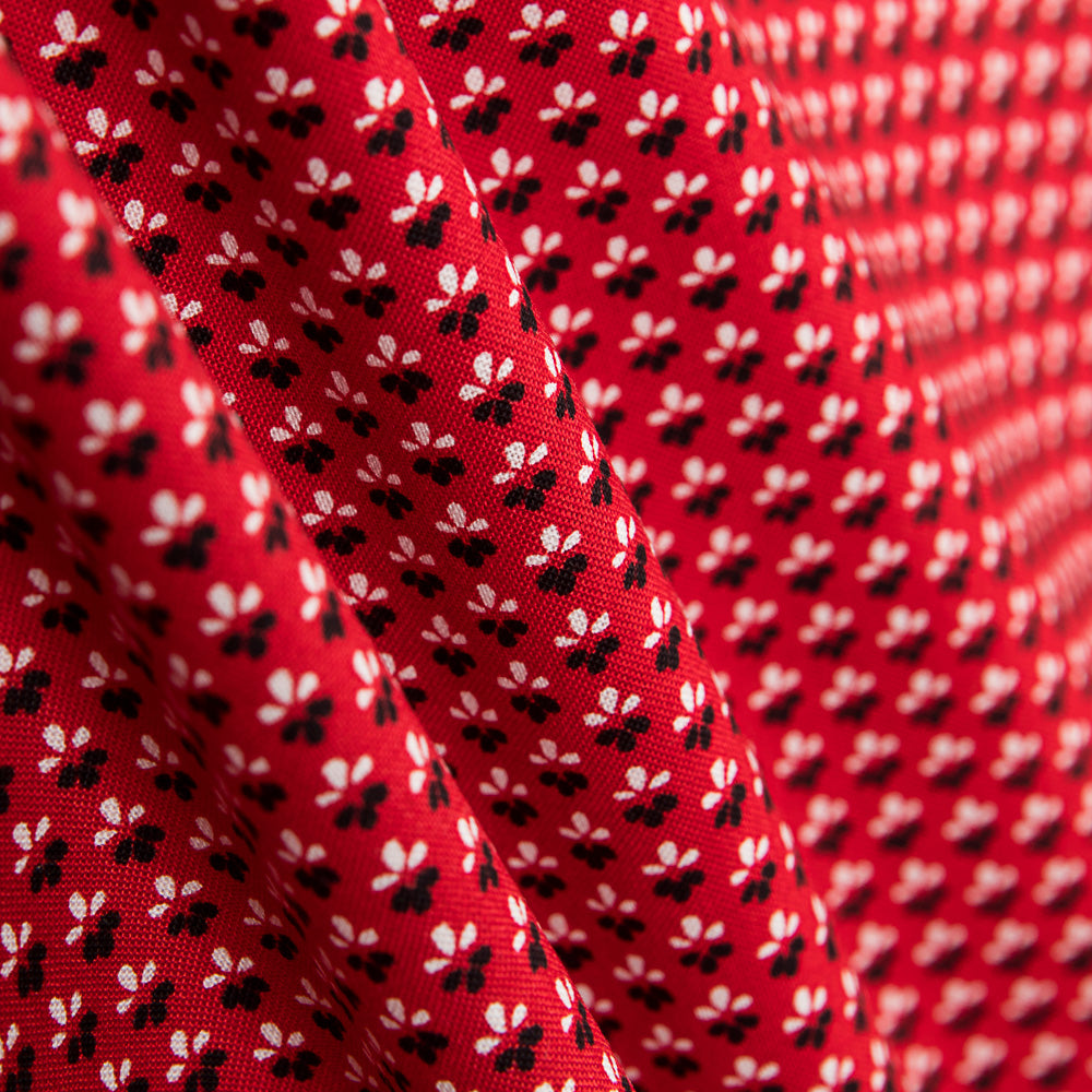 Algodón Patchwork Tulips Rojo - Ribes y Casals